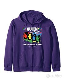 Felpa con cappuccio e zip dei QUEEN