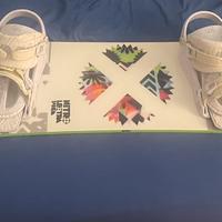 Snowboard Nitro Lectra 146 + attacchi Raiden