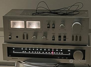 Technics amplificatore e tuner radio FM VINTAGE