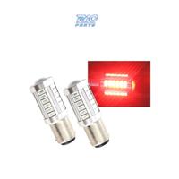 2 LAMPADE LED ROSSO BA15S PER LUCE DI STOP