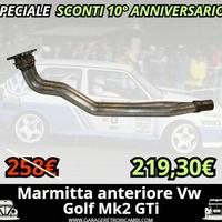 Marmitta anteriore Vw Golf Mk2 GTi