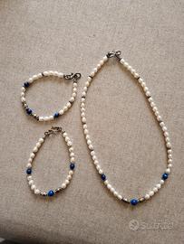 Collana e 2 bracciali