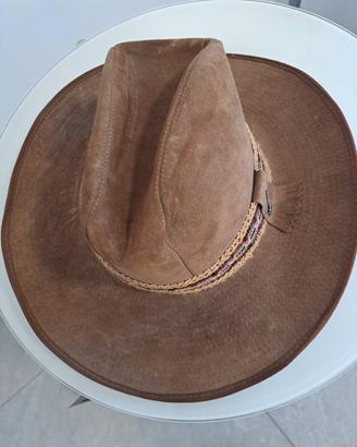 Stetson originale USA cappello pelle scamosciata