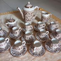 Servizio da caffè 12 persone porcellana Capodimont