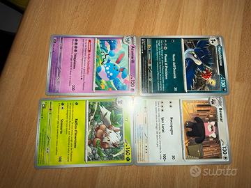4 Carte pokemon