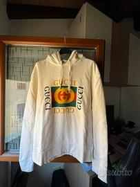 Felpa bianca GUCCI oversize