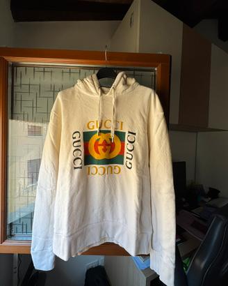 Felpa bianca GUCCI oversize