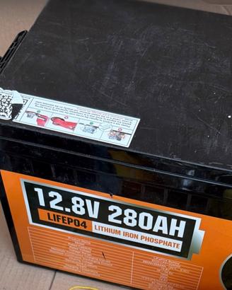 Batteria Litio LiFePO4 12V 280Ah Eco-Worthy