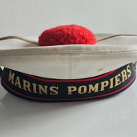 Cappello Marina pompiere vintage originale