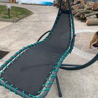 Poltrona sospesa a dondolo da giardino