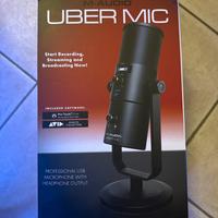 MICROFONO DA TAVOLO USB CON USCITA CUFFIE E FILTER