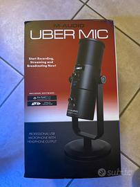 MICROFONO DA TAVOLO USB CON USCITA CUFFIE E FILTER