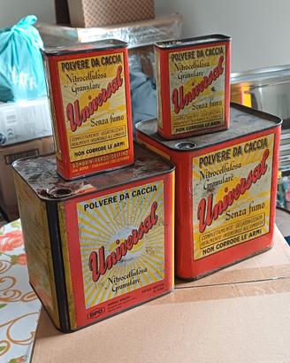 Scatole antiche in latta 