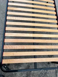 Rete da letto matrimoniale a doghe piazza francese