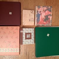 6 Album raccoglitori cartoline fotografie + omaggi