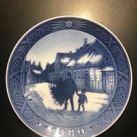 Royal Copenhagen piatto natale 1980 originale