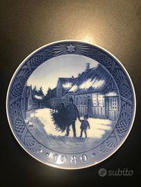 Royal Copenhagen piatto natale 1980 originale