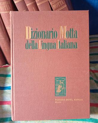 Dizionario vintage lingua italiana MOTTA, 2 volumi