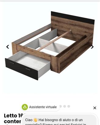 letto matrimoniale 160x200