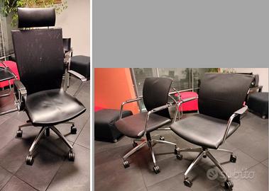 POLTRONE UFFICIO DIREZIONALE+OSPITI VIGANO 03pz
