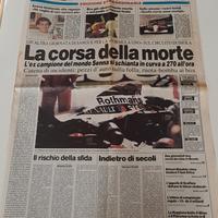 riviste e quotidiani morte senna