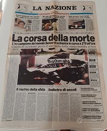 riviste e quotidiani morte senna