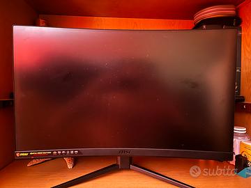 Monitor curvo da gaming 27 pollici