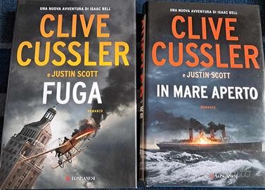 2libri di Clive Cussler "In fuga" "In mare aperto"