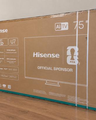 Hisense smart tv Mini led 75" pollici mini led