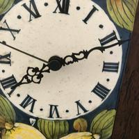 Orologio ceramica e legno