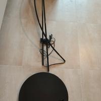 Piantana con paralume in tessuto