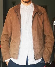 giubbino in simil scamosciato/alcantara