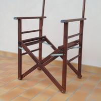 Sedia Regista pieghevole in legno