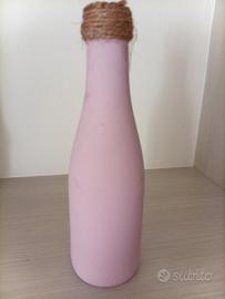Bottiglia decorativa in vetro Shabby Chic 
