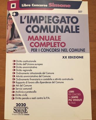 Manuale l'impiegato comunale 2020 ed simone