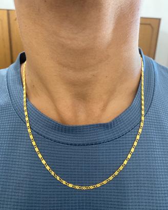 Collana in oro placcato 18k 3MM 50CM