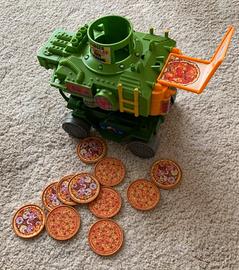 Lancia pizze - ninja turtle pizza toy - 1989