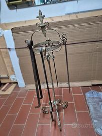 set attrezzi per camino 