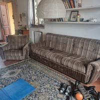 divano con poltrone anni 70-vintage