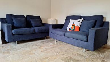 Coppia divani due posti — design stile Citterio