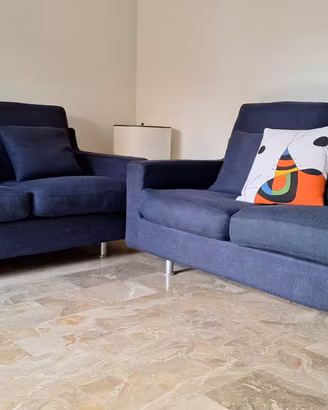 Coppia divani due posti — design stile Citterio