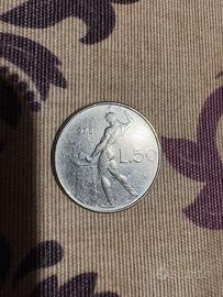 Moneta italiana da 50 Lire "Vulcano" del 1978