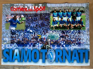 Lotto Poster Vintage SSC Napoli Corriere Sport