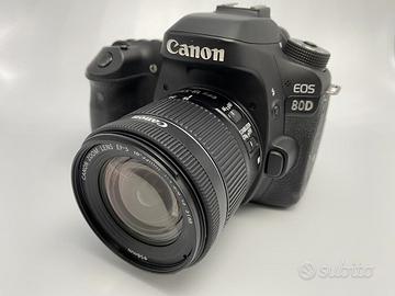 Canon 80D + 18-55mm IS STM (Come Nuova)