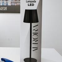 Lampada Led Aurora Litio Ricaricabile da Tavolo 