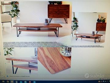 TAVOLINO IN PALISSANDRO MASSELLO TIKAMOON BONNIE