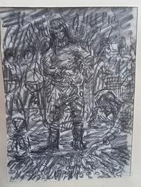 disegno su lapis artista: Guido Borgianni 