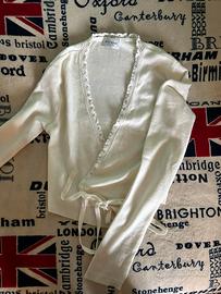 Cardigan bianco taglia M