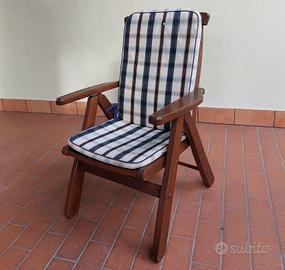 Sedie legno da giardino Pircher