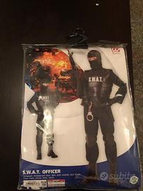 Vestito carnevale SWAT agente sotto copertura
